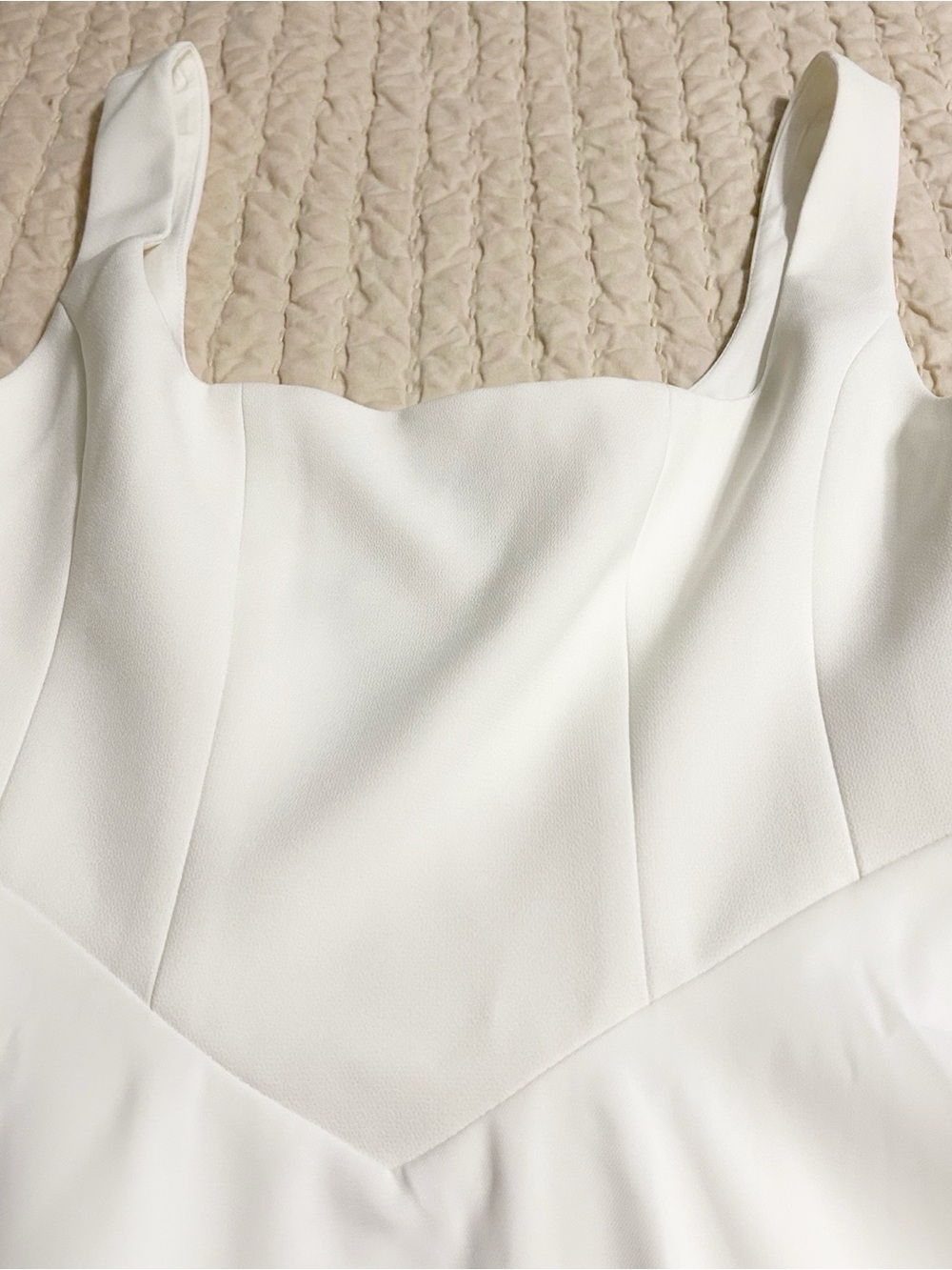 Odd Muse The Ultimate Muse White Mini Dress NWT M Bridal Bachelorette Classic - Picture 4 of 9